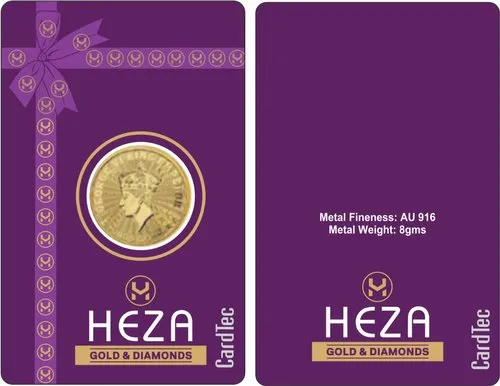 Premium Gold Coin Packing Card Manufacturer